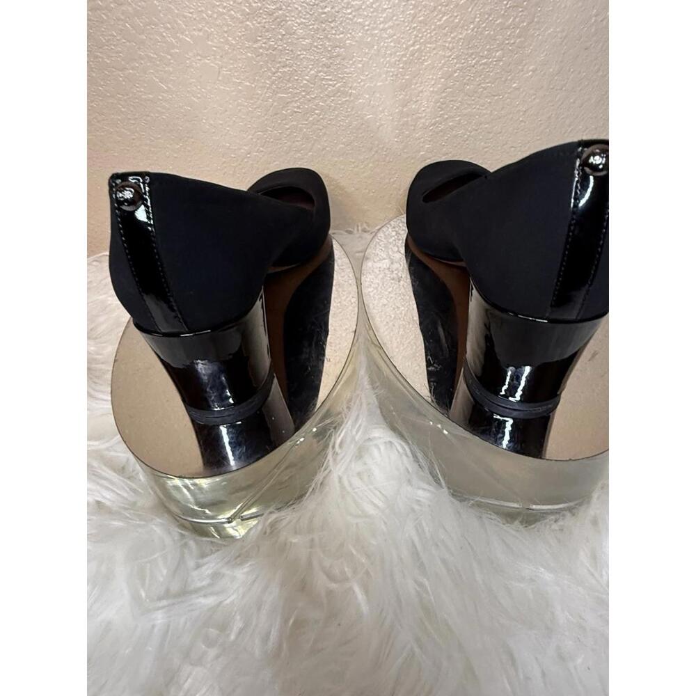 Donald J. Pliner Corinsz 8.5M Black Block Heel Formal Classic Pump Women - Picture 6 of 8
